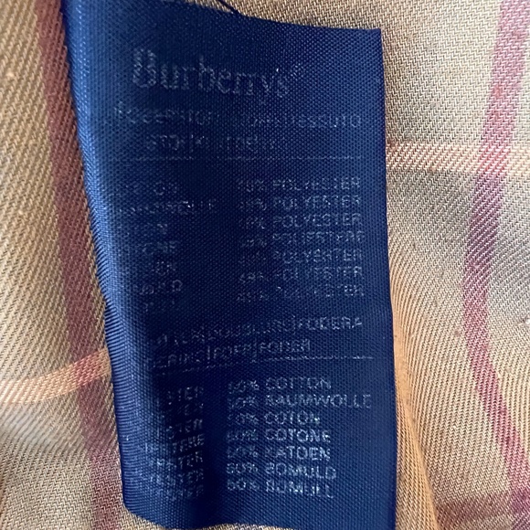 VINTAGE BURBERRY DOUBLE-BREASTED TRENCH COAT - MENS SIZE L - Picture 4 of 7